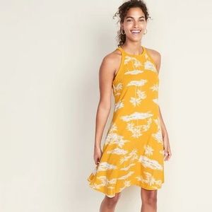 NWT High-Neck Jersey Swing Dress for Women